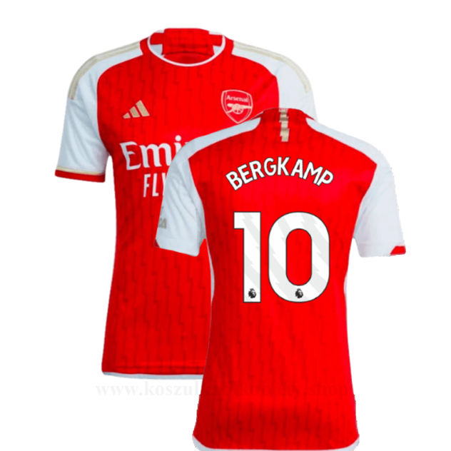 Tanie Koszulki Piłkarskie Arsenal 2023-24 BERGKAMP #10 Domowa