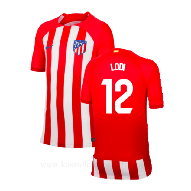 Tanie Koszulki Piłkarskie Atletico Madryt 2023-24 LODI #12 Domowa