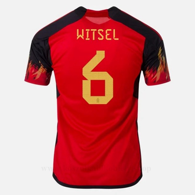 Tanie Koszulki Piłkarskie Belgia Puchar Świata 2022 WITSEL #6 Domowa