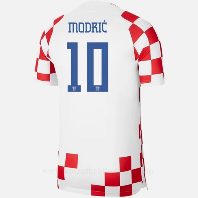 Tanie Koszulki Piłkarskie Chorwacja Puchar Świata 2022 MODRIC #10 Domowa