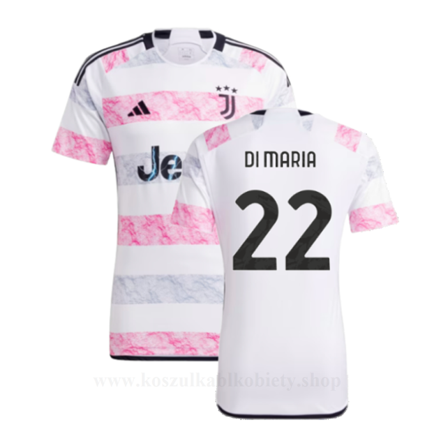 Tanie Koszulki Piłkarskie Juventus 2023-24 DI MARIA #22 Wyjazdowa