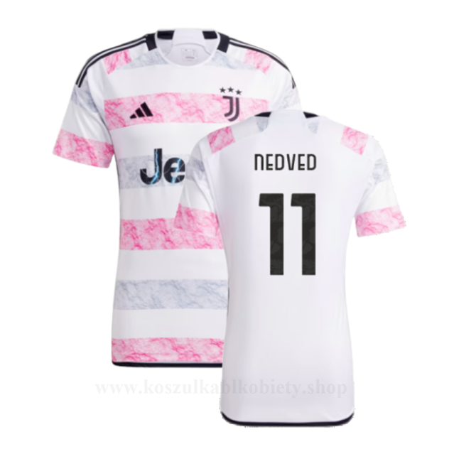 Tanie Koszulki Piłkarskie Juventus 2023-24 NEDVED #11 Wyjazdowa