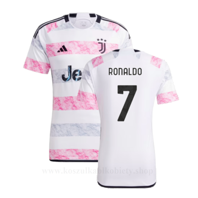 Tanie Koszulki Piłkarskie Juventus 2023-24 RONALDO #7 Wyjazdowa