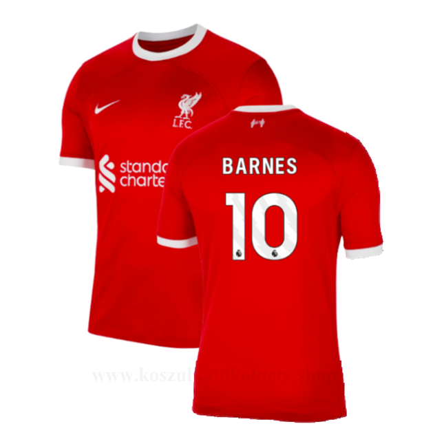 Tanie Koszulki Piłkarskie Liverpool 2023-24 BARNES #10 Domowa