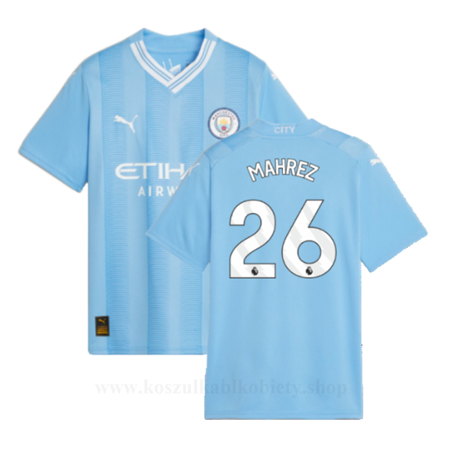 Tanie Koszulki Piłkarskie Manchester City 2023-24 MAHREZ #26 Domowa