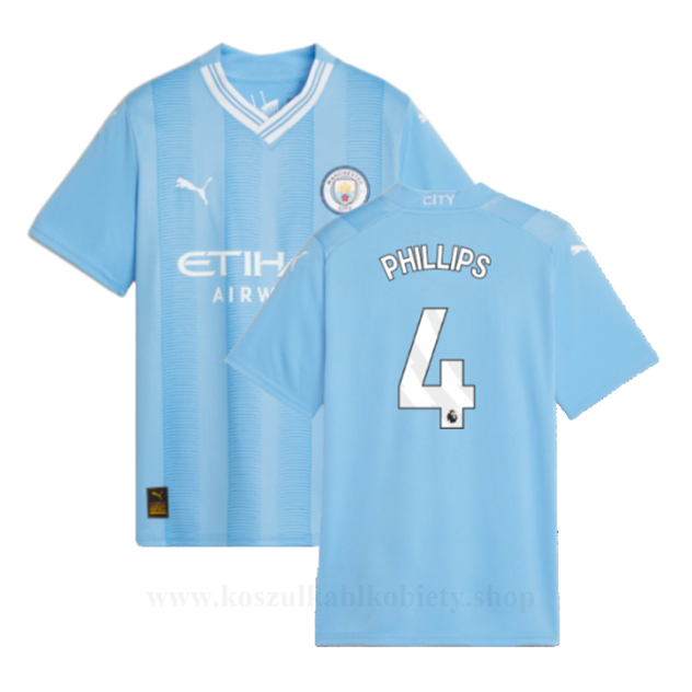 Tanie Koszulki Piłkarskie Manchester City 2023-24 PHILLIPS #4 Domowa